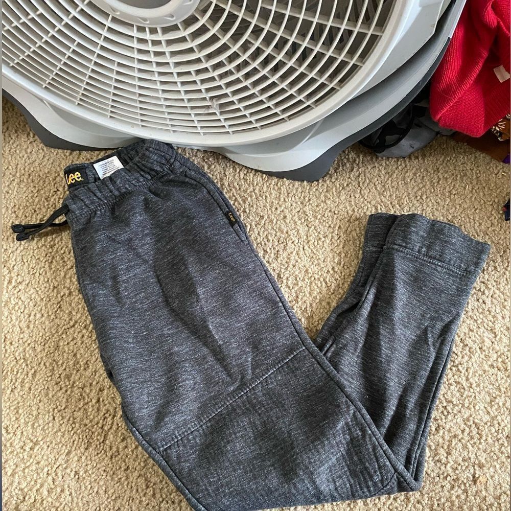 Boys Lee Gray Jogger Sweatpants